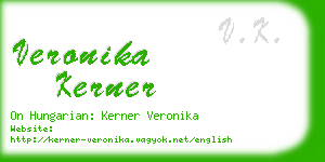 veronika kerner business card